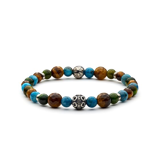 Armband Antracite Classic in Halbedelsteine C12 MEXICO - C12 MEXICO